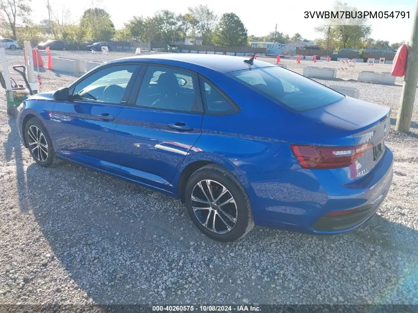 2023 Volkswagen Jetta Sport VIN: 3VWBM7BU3PM054791 Lot: 40260575