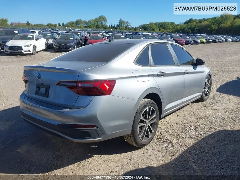 2023 Volkswagen Jetta 1.5T Sport VIN: 3VWAM7BU9PM026523 Lot: 40477196