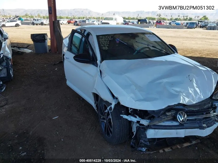 3VWBM7BU2PM051302 2023 Volkswagen Jetta 1.5T Sport