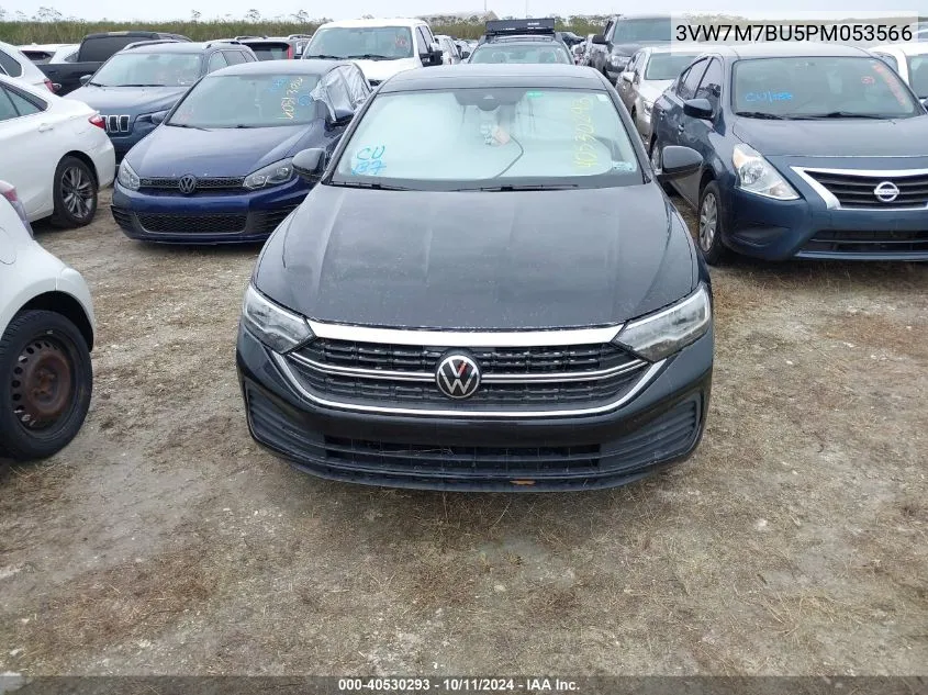 2023 Volkswagen Jetta Se VIN: 3VW7M7BU5PM053566 Lot: 40530293