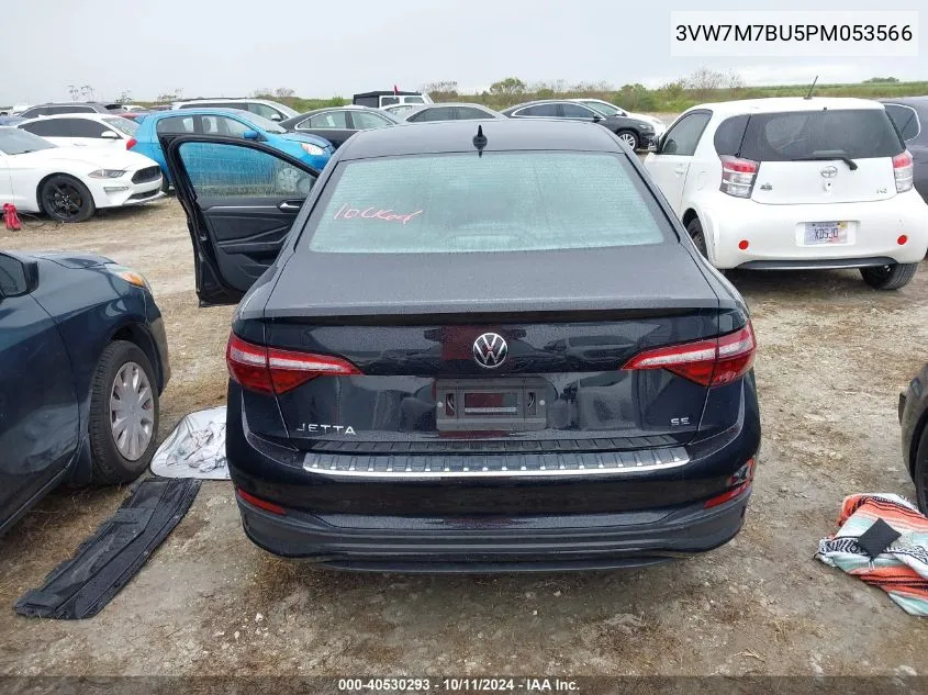 2023 Volkswagen Jetta Se VIN: 3VW7M7BU5PM053566 Lot: 40530293