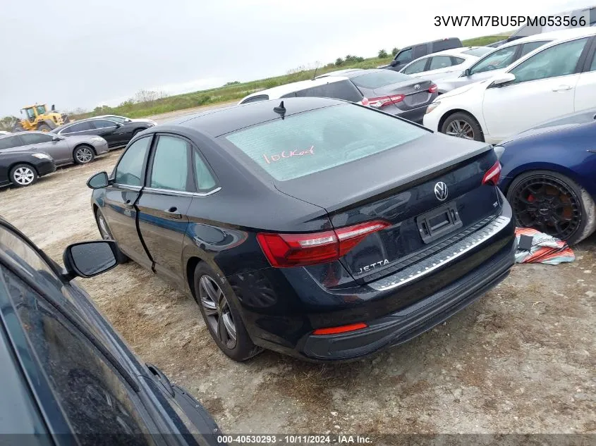 2023 Volkswagen Jetta Se VIN: 3VW7M7BU5PM053566 Lot: 40530293