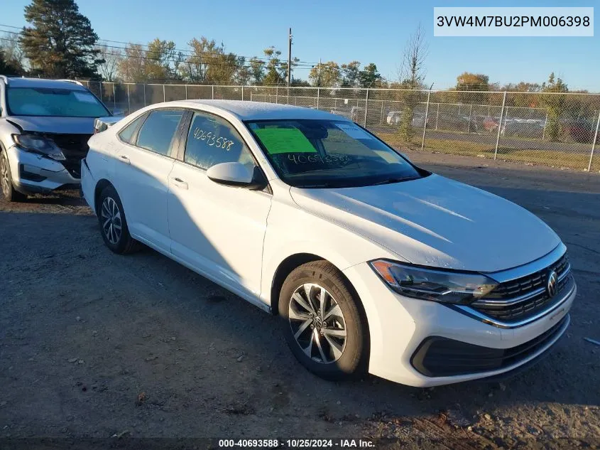 2023 Volkswagen Jetta 1.5T S VIN: 3VW4M7BU2PM006398 Lot: 40693588