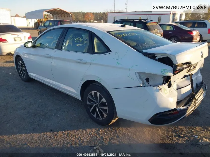 2023 Volkswagen Jetta 1.5T S VIN: 3VW4M7BU2PM006398 Lot: 40693588