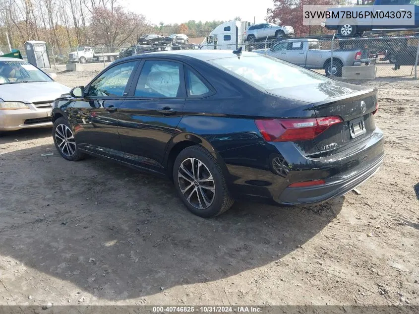 2023 Volkswagen Jetta 1.5T Sport VIN: 3VWBM7BU6PM043073 Lot: 40746825