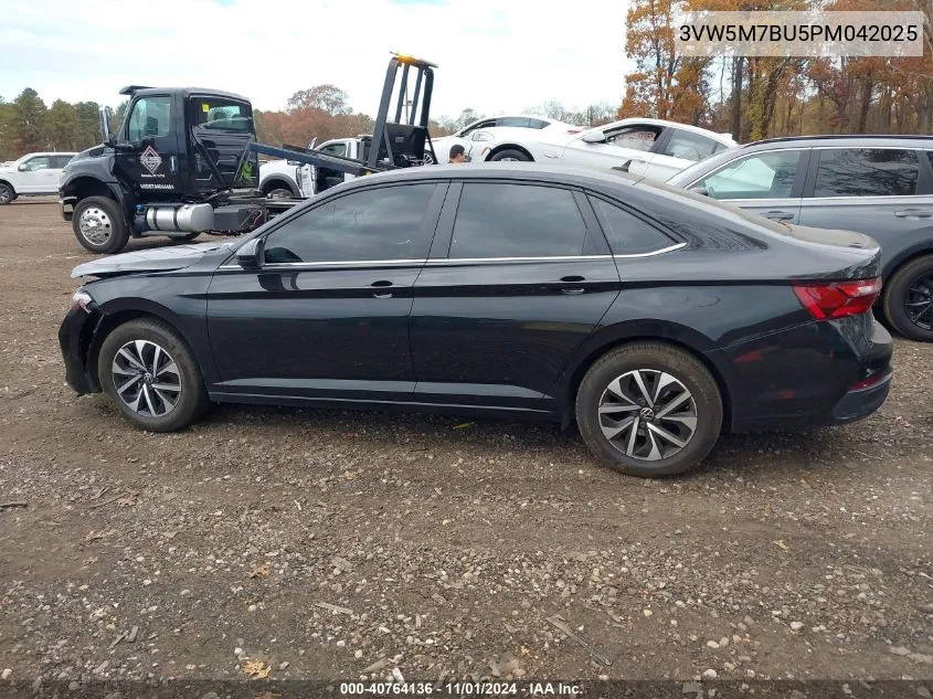 2023 Volkswagen Jetta 1.5T S VIN: 3VW5M7BU5PM042025 Lot: 40764136