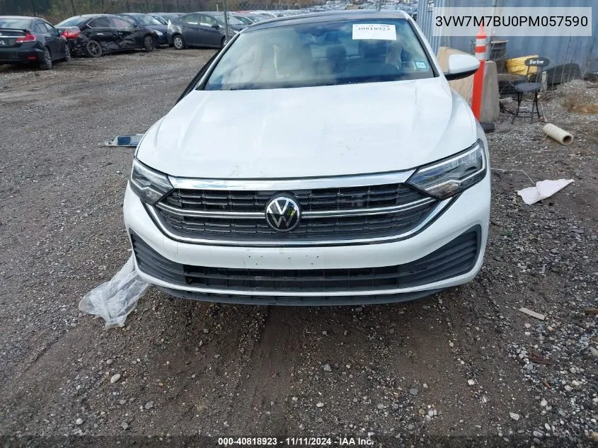 2023 Volkswagen Jetta Se VIN: 3VW7M7BU0PM057590 Lot: 40818923