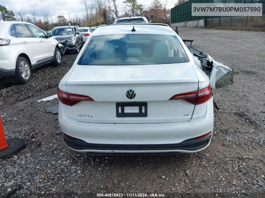 2023 Volkswagen Jetta Se VIN: 3VW7M7BU0PM057590 Lot: 40818923