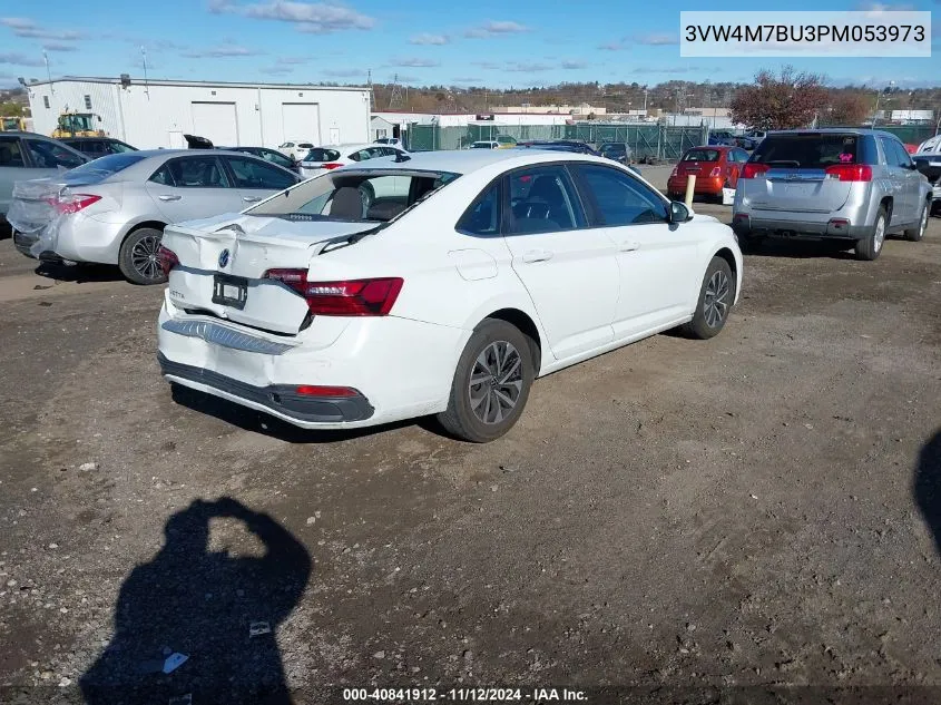 2023 Volkswagen Jetta 1.5T S VIN: 3VW4M7BU3PM053973 Lot: 40841912