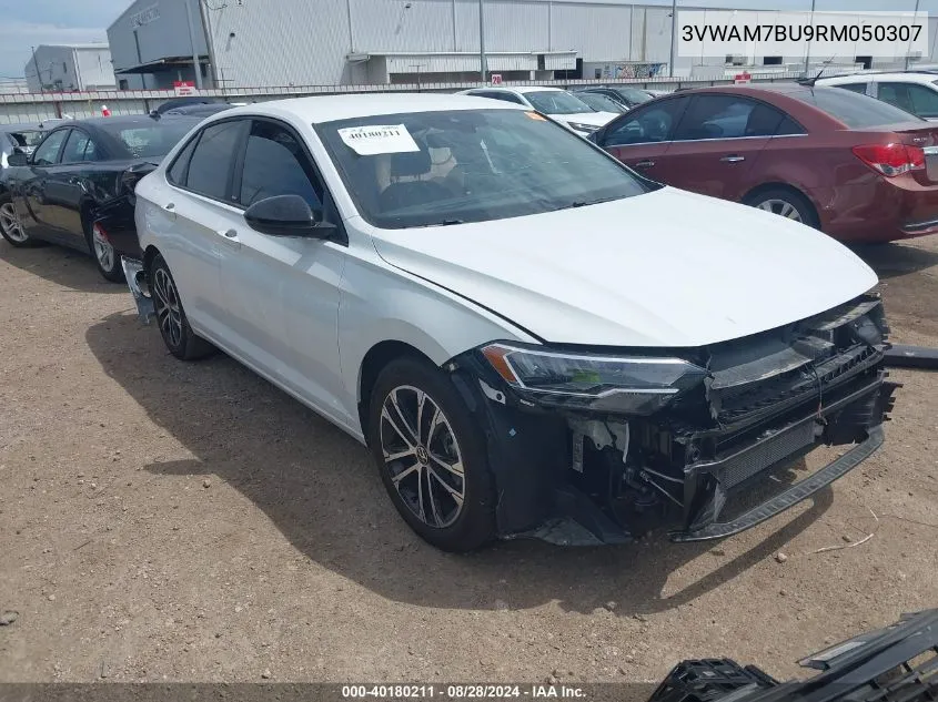 2024 Volkswagen Jetta 1.5T Sport VIN: 3VWAM7BU9RM050307 Lot: 40180211