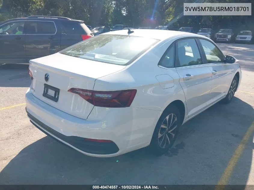 3VW5M7BU5RM018701 2024 Volkswagen Jetta 1.5T S