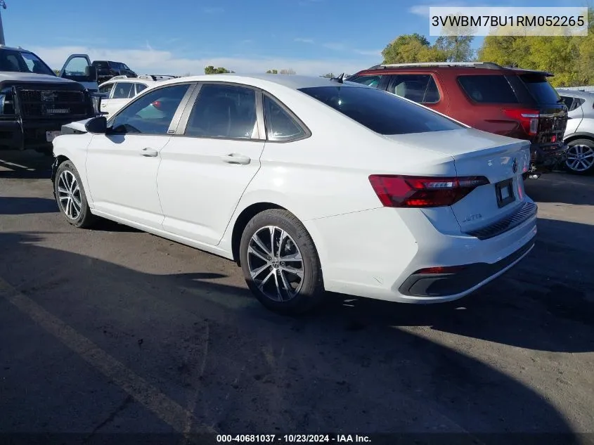 2024 Volkswagen Jetta 1.5T Sport VIN: 3VWBM7BU1RM052265 Lot: 40681037