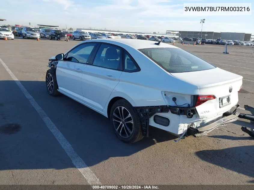 2024 Volkswagen Jetta 1.5T Sport VIN: 3VWBM7BU7RM003216 Lot: 40709002