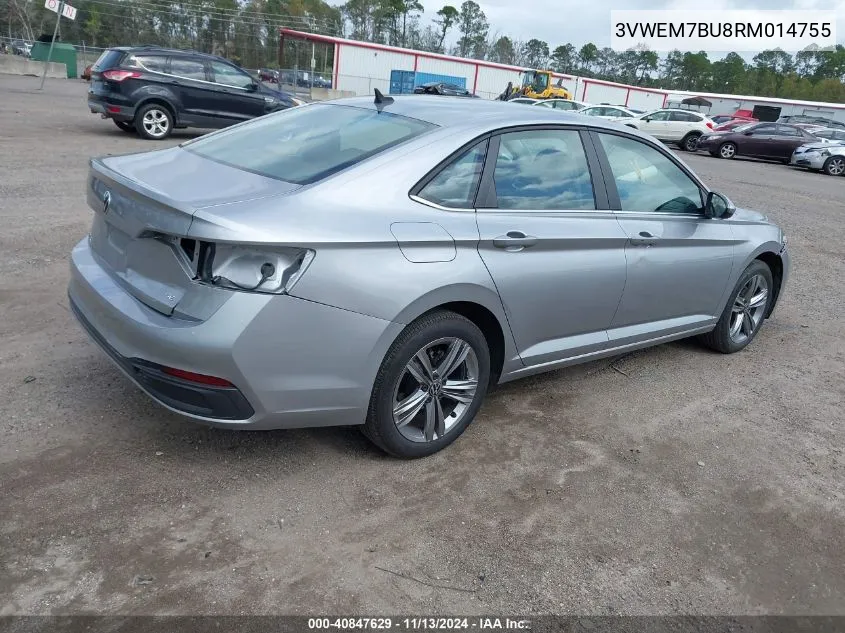 3VWEM7BU8RM014755 2024 Volkswagen Jetta 1.5T Se