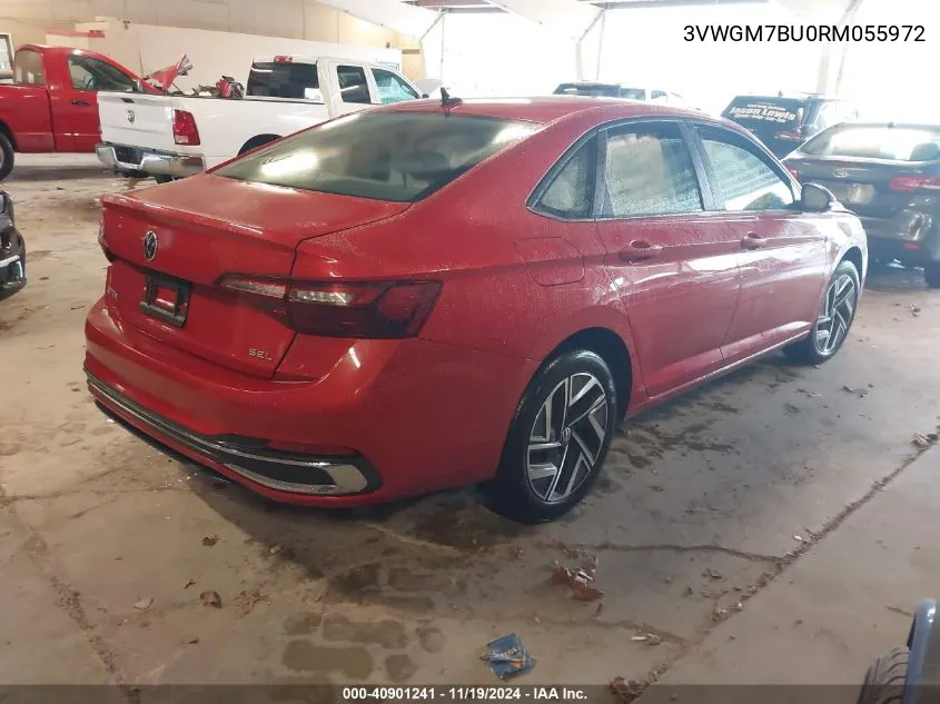 2024 Volkswagen Jetta 1.5T Sel VIN: 3VWGM7BU0RM055972 Lot: 40901241