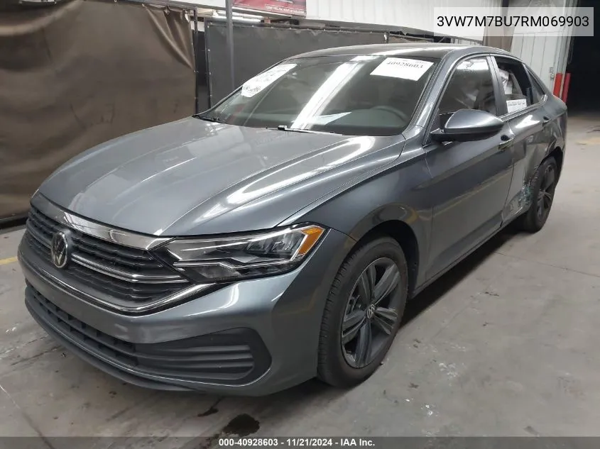 2024 Volkswagen Jetta 1.5T Se VIN: 3VW7M7BU7RM069903 Lot: 40928603