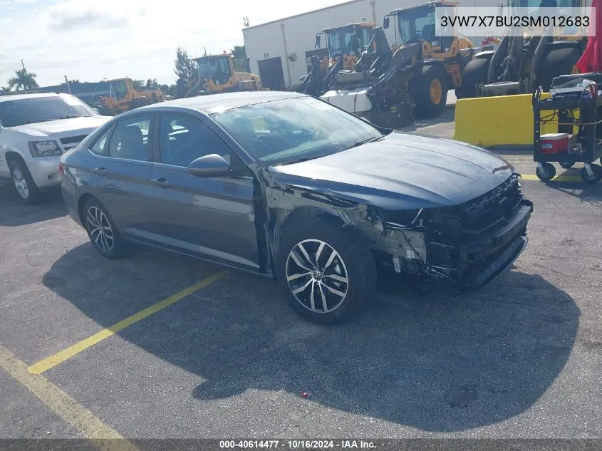 2025 Volkswagen Jetta Se VIN: 3VW7X7BU2SM012683 Lot: 40614477