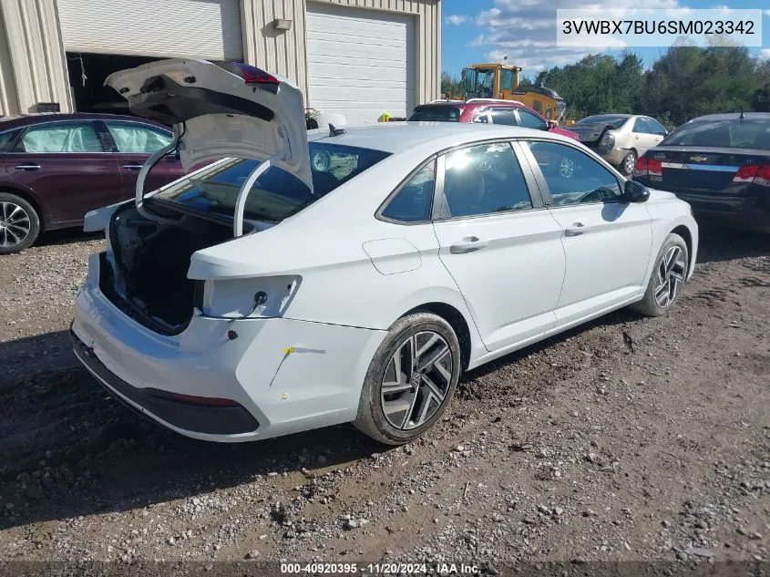 2025 Volkswagen Jetta 1.5T Sport VIN: 3VWBX7BU6SM023342 Lot: 40920395