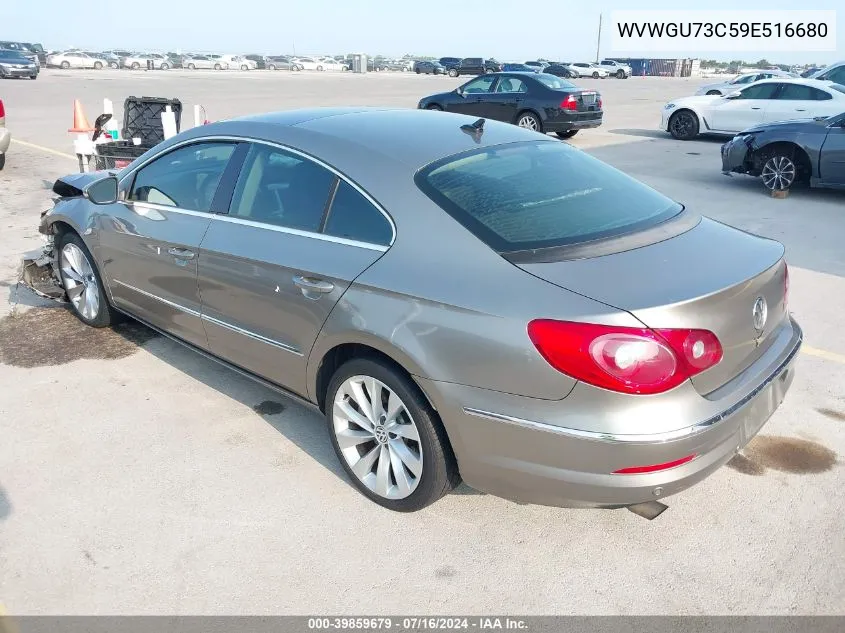 2009 Volkswagen Cc Vr6 VIN: WVWGU73C59E516680 Lot: 39859679