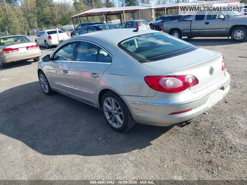 2009 Volkswagen Cc Sport VIN: WVWML73C69E530657 Lot: 40573842