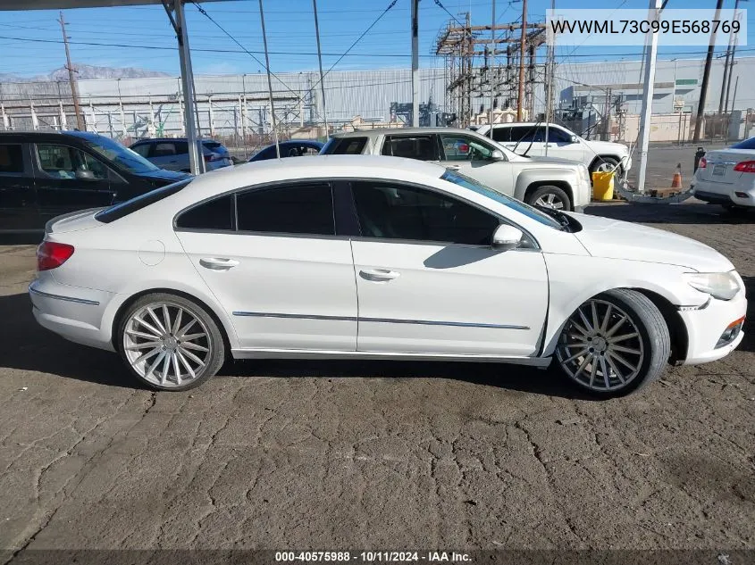 2009 Volkswagen Cc Sport VIN: WVWML73C99E568769 Lot: 40575988