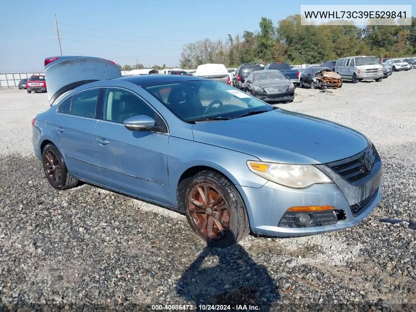 2009 Volkswagen Cc Luxury VIN: WVWHL73C39E529841 Lot: 40686473