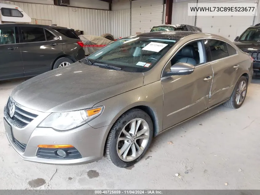 2009 Volkswagen Cc Luxury VIN: WVWHL73C89E523677 Lot: 40725859