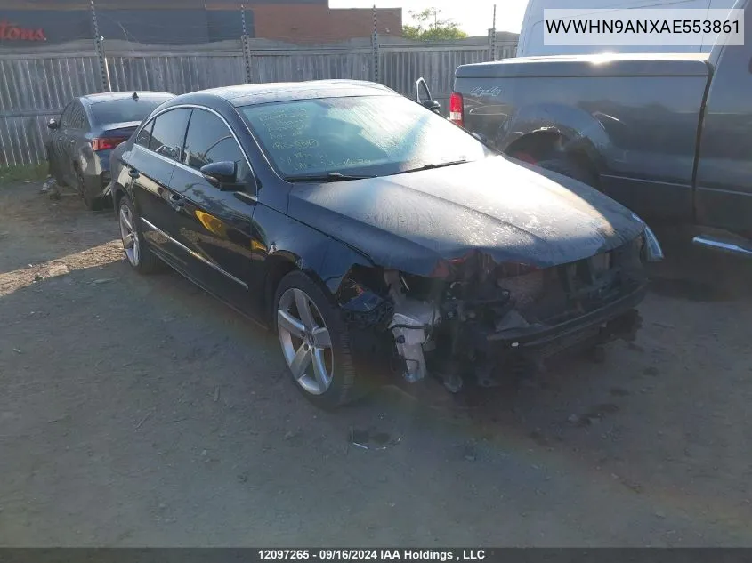 WVWHN9ANXAE553861 2010 Volkswagen Passat Cc