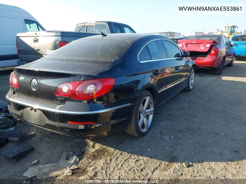 WVWHN9ANXAE553861 2010 Volkswagen Passat Cc