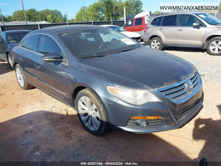 WVWMN7ANXAE530258 2010 Volkswagen Cc Sport