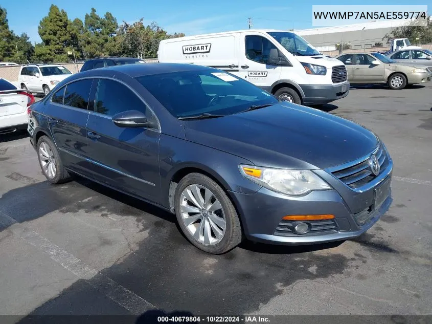 2010 Volkswagen Cc Sport VIN: WVWMP7AN5AE559774 Lot: 40679804