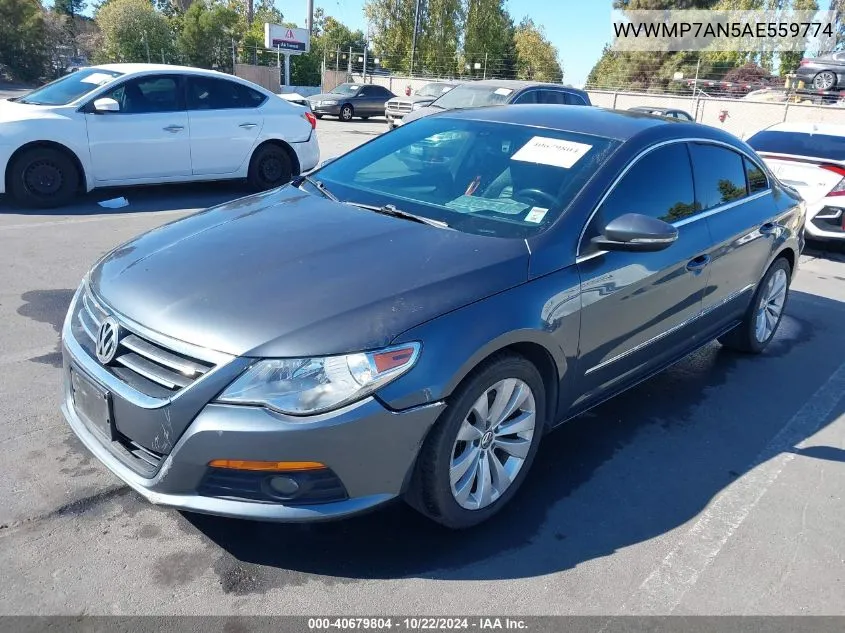 2010 Volkswagen Cc Sport VIN: WVWMP7AN5AE559774 Lot: 40679804