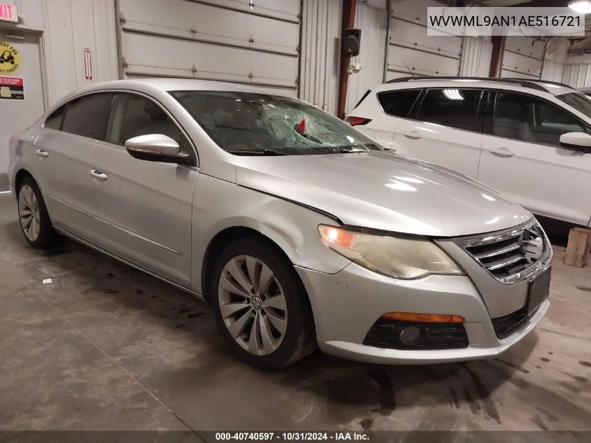 WVWML9AN1AE516721 2010 Volkswagen Cc Sport