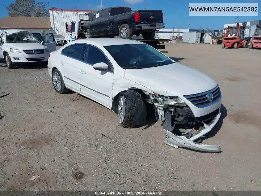 WVWMN7AN5AE542382 2010 Volkswagen Cc Sport