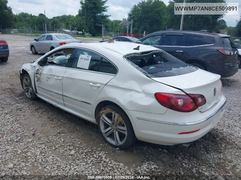 WVWMP7AN8CE509891 2012 Volkswagen Cc R-Line