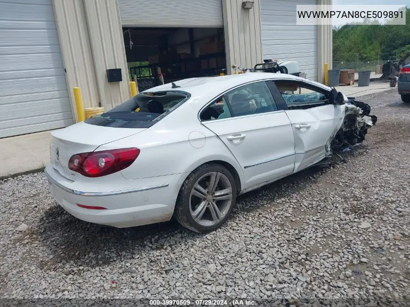 WVWMP7AN8CE509891 2012 Volkswagen Cc R-Line