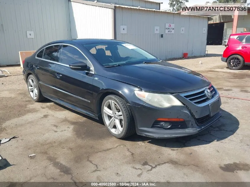 2012 Volkswagen Cc R-Line VIN: WVWMP7AN1CE507836 Lot: 40502580