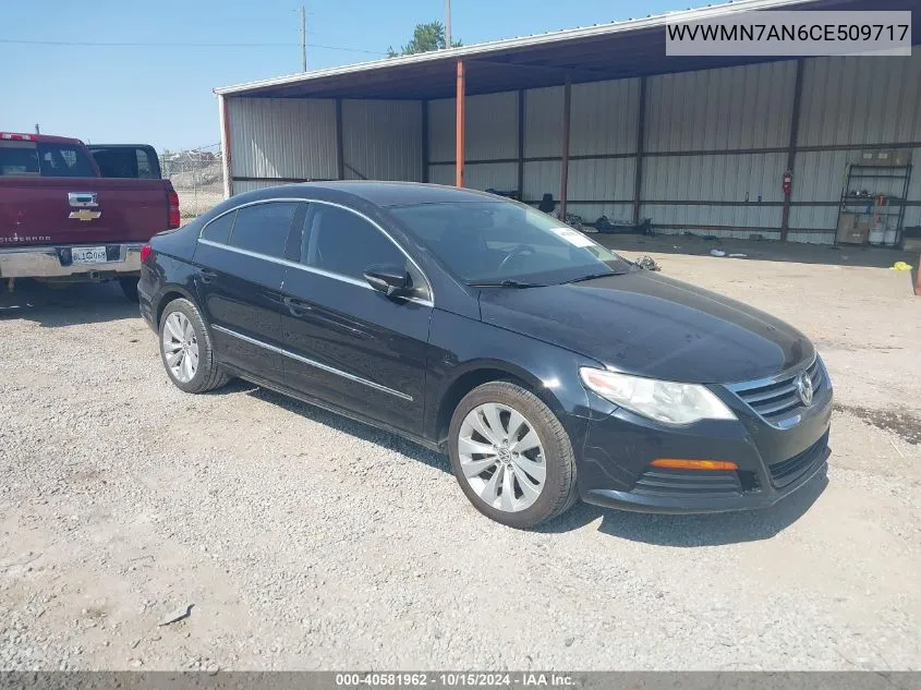 WVWMN7AN6CE509717 2012 Volkswagen Cc Sport