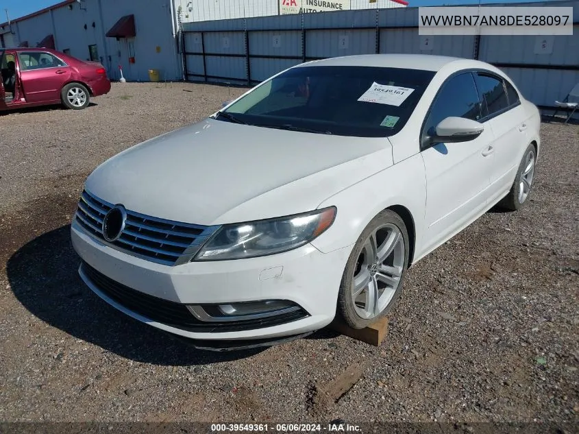 WVWBN7AN8DE528097 2013 Volkswagen Cc 2.0T Sport Plus