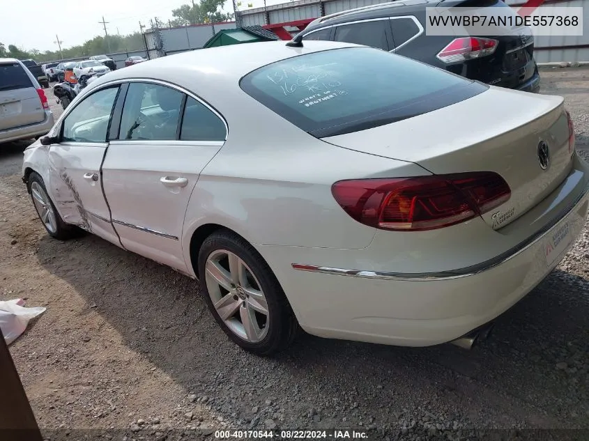 2013 Volkswagen Cc 2.0T R-Line/2.0T Sport/2.0T Sport Plus VIN: WVWBP7AN1DE557368 Lot: 40170544