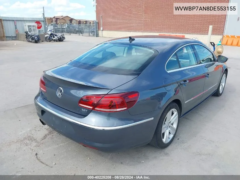 WVWBP7AN8DE553155 2013 Volkswagen Cc 2.0T Sport