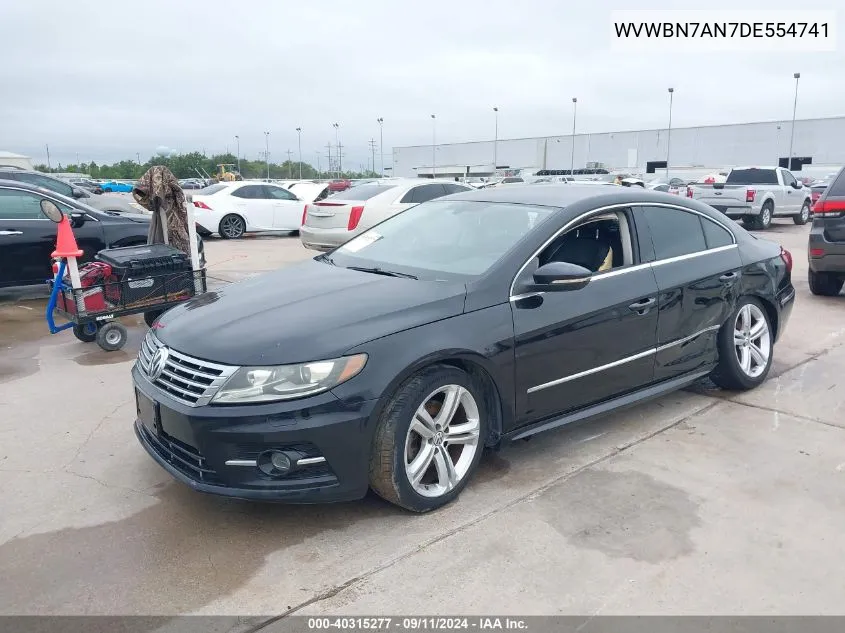 WVWBN7AN7DE554741 2013 Volkswagen Cc 2.0T R-Line