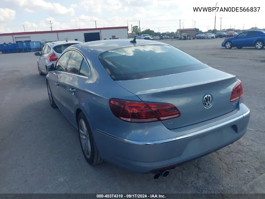 WVWBP7AN0DE566837 2013 Volkswagen Cc 2.0T Sport