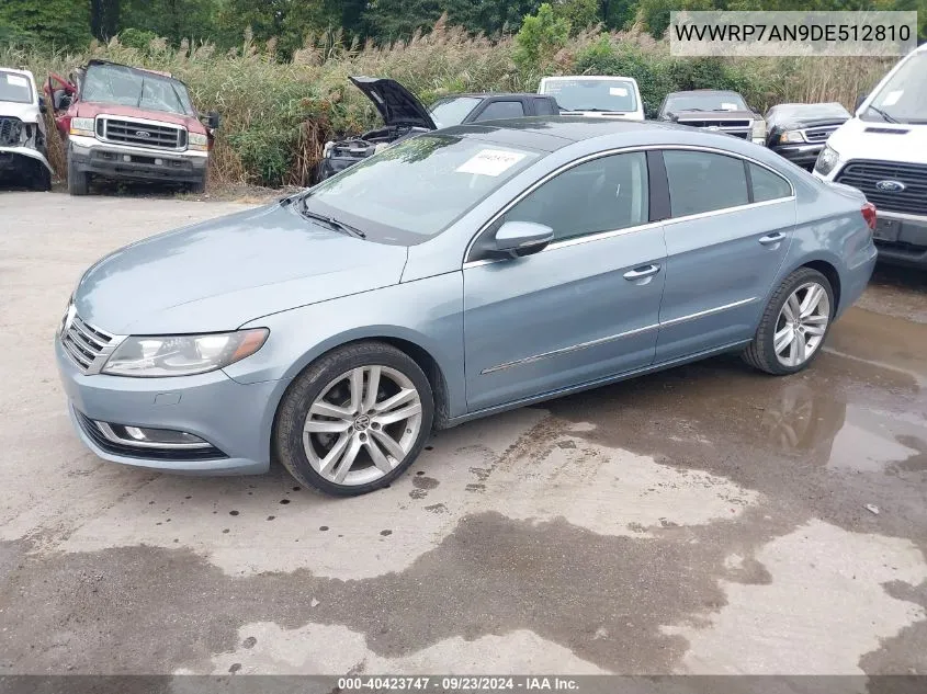 WVWRP7AN9DE512810 2013 Volkswagen Cc 2.0T Lux