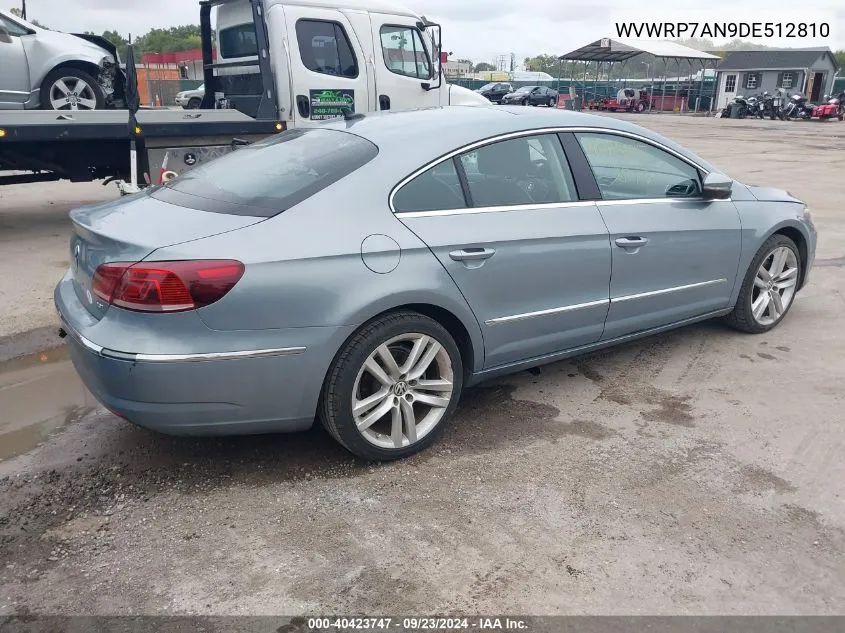 WVWRP7AN9DE512810 2013 Volkswagen Cc 2.0T Lux