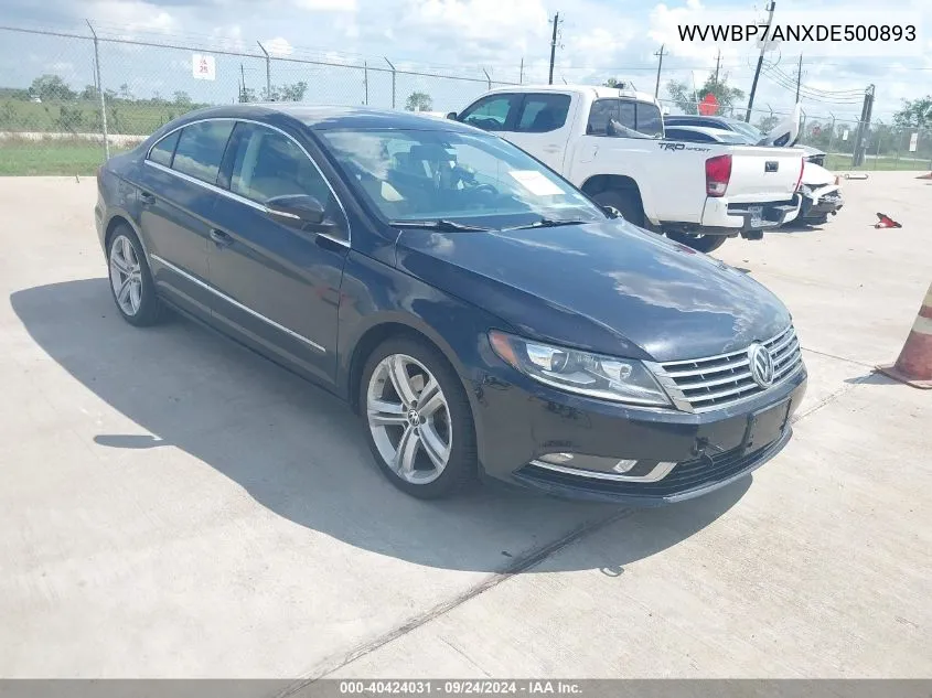 2013 Volkswagen Cc 2.0T Sport Plus VIN: WVWBP7ANXDE500893 Lot: 40424031