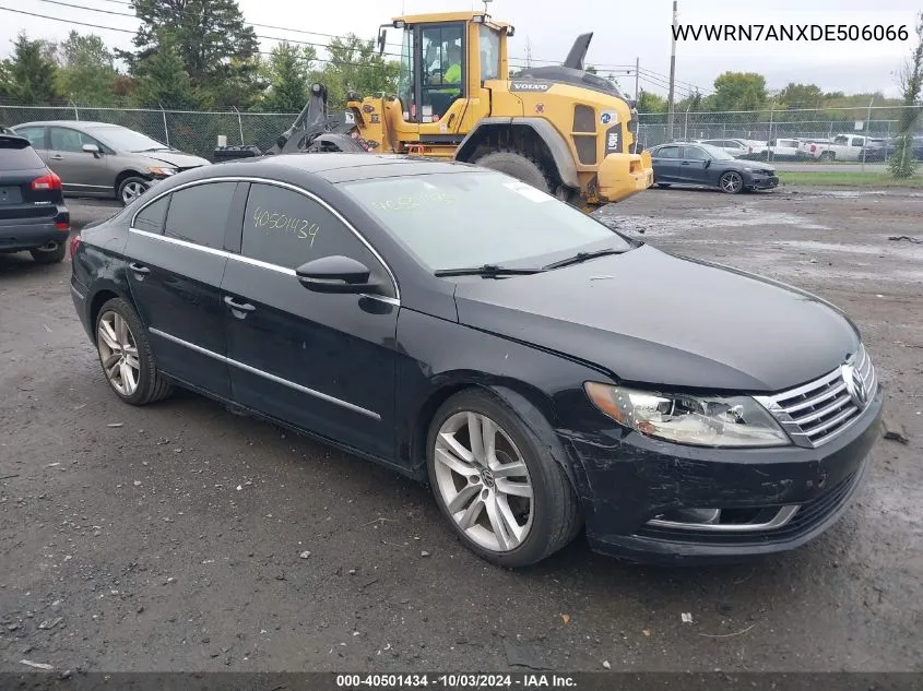 2013 Volkswagen Cc 2.0T Lux VIN: WVWRN7ANXDE506066 Lot: 40501434