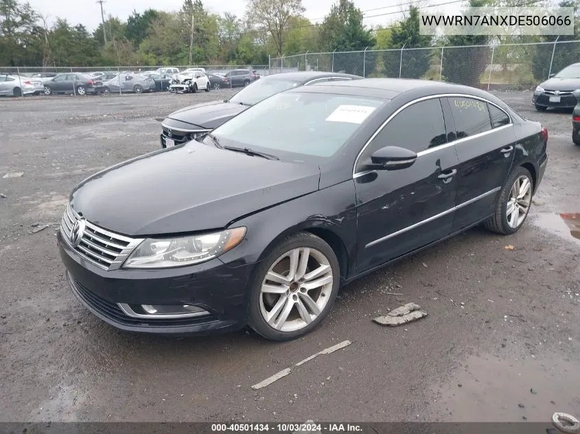 2013 Volkswagen Cc 2.0T Lux VIN: WVWRN7ANXDE506066 Lot: 40501434