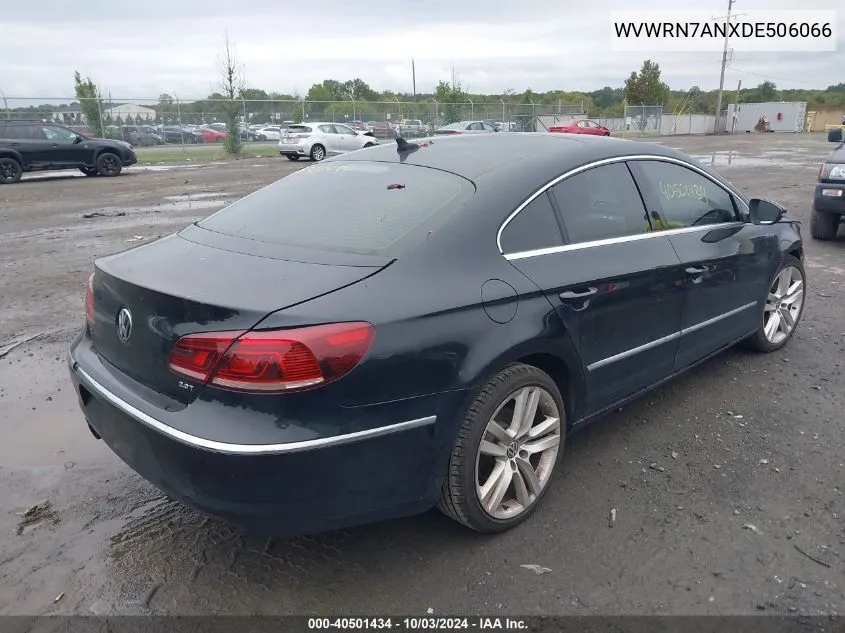 WVWRN7ANXDE506066 2013 Volkswagen Cc 2.0T Lux