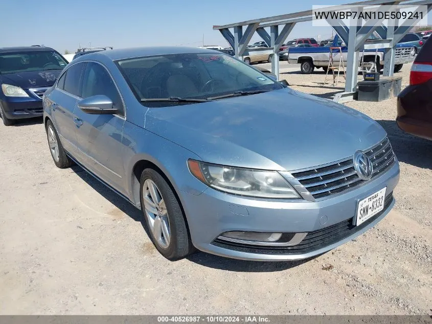 2013 Volkswagen Cc 2.0T Sport VIN: WVWBP7AN1DE509241 Lot: 40526987